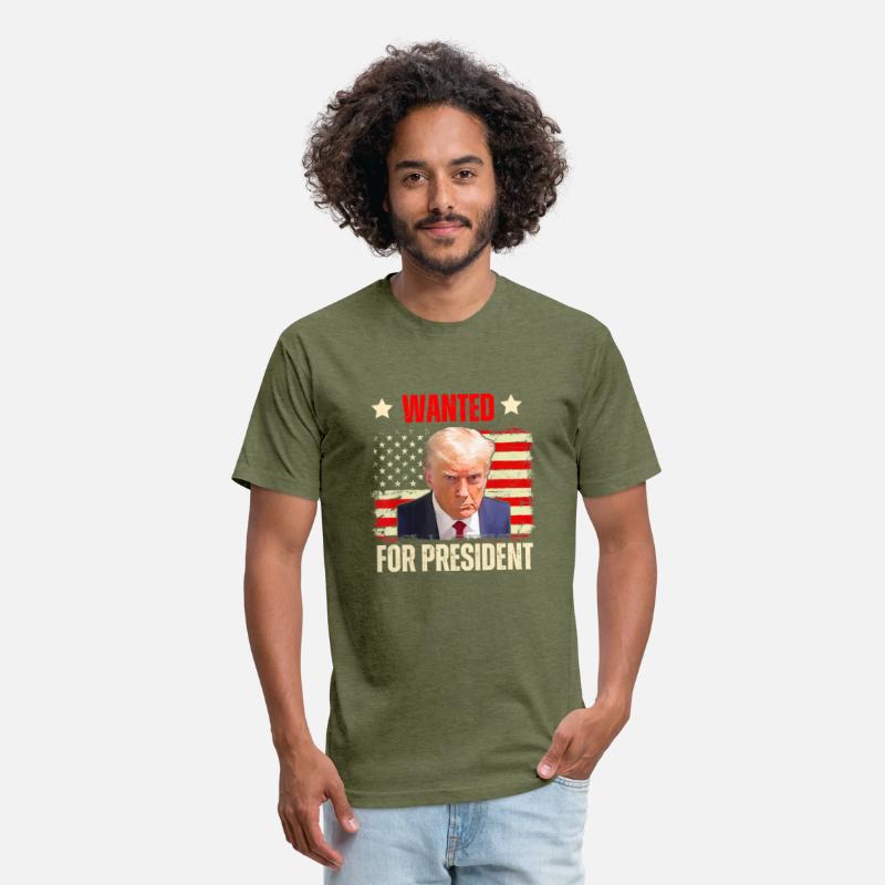 Wanted Donald Trump For President 2024 USA Flag