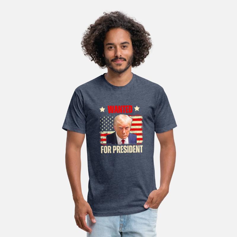 Wanted Donald Trump For President 2024 USA Flag