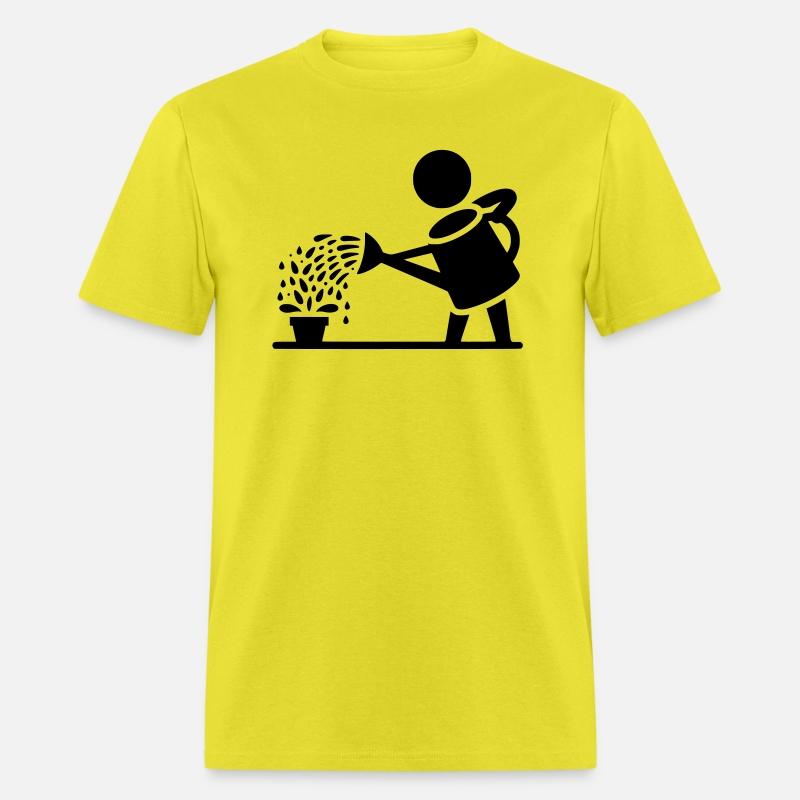 Watering can garden gardening art path17