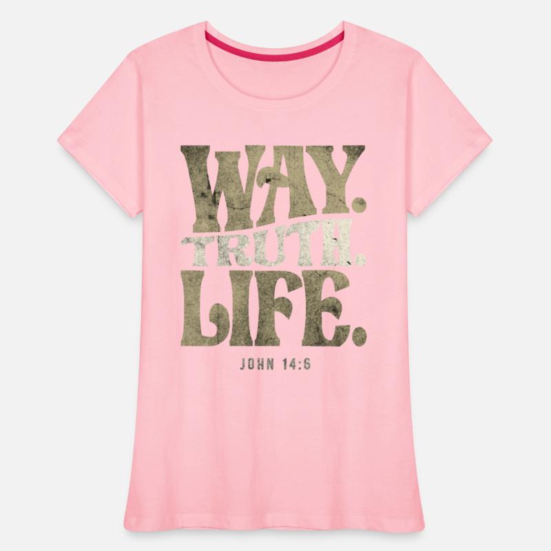 Way Truth Life - John 14:6 Bible Verse Christian