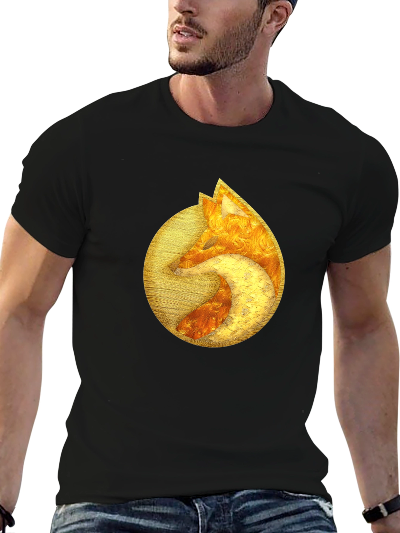 Fox Graphic Black T-Shirt