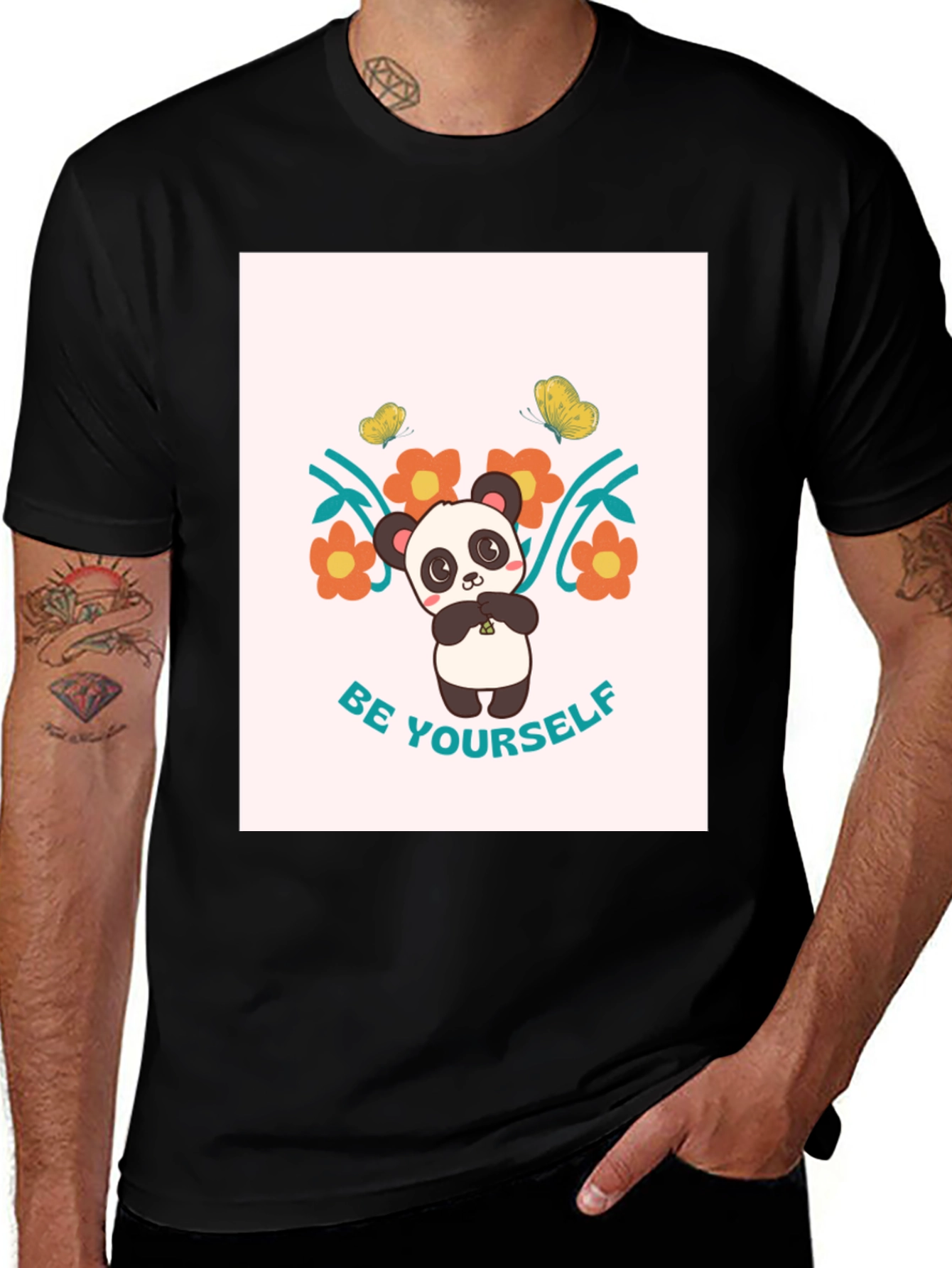 Be Yourself Panda Graphic Tee