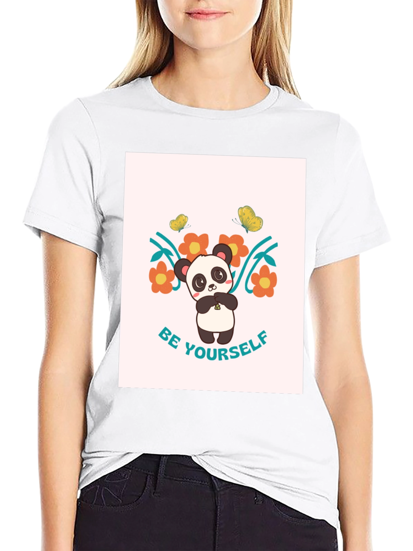Be Yourself Panda Graphic Tee