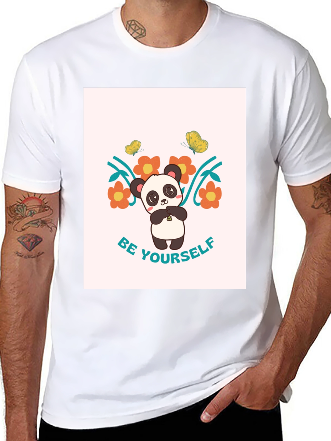 Be Yourself Panda Graphic Tee