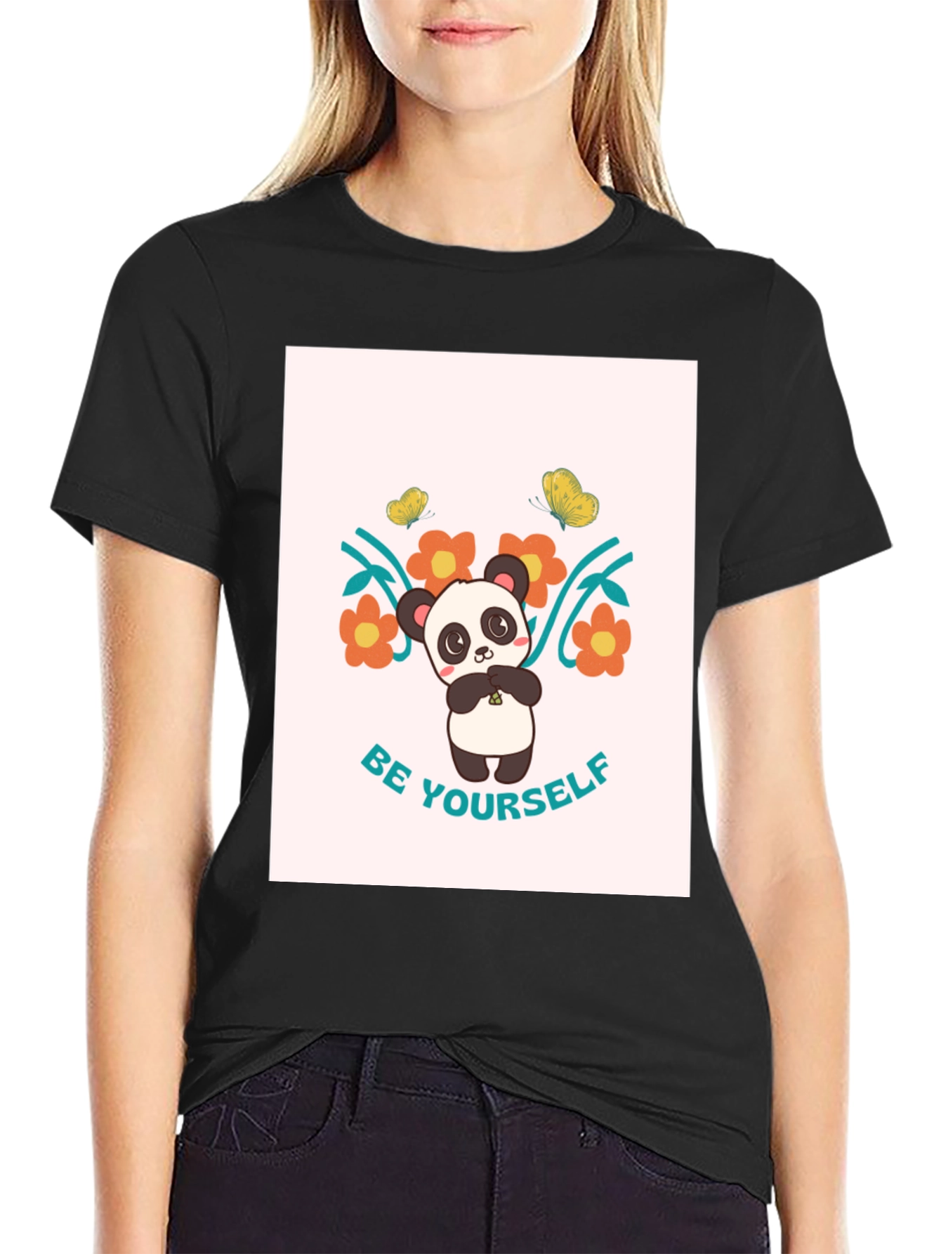 Be Yourself Panda Graphic Tee
