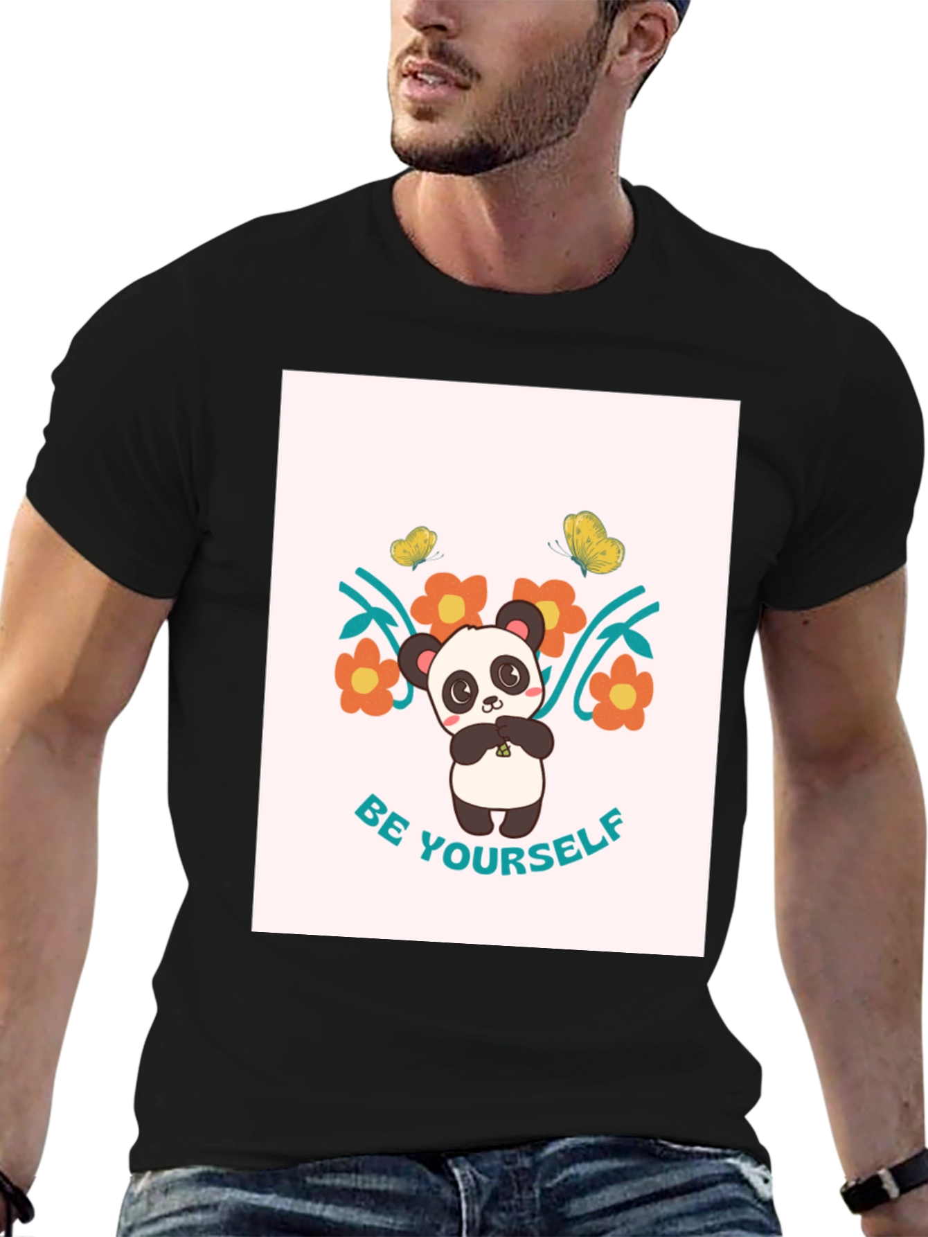 Be Yourself Panda Graphic Tee