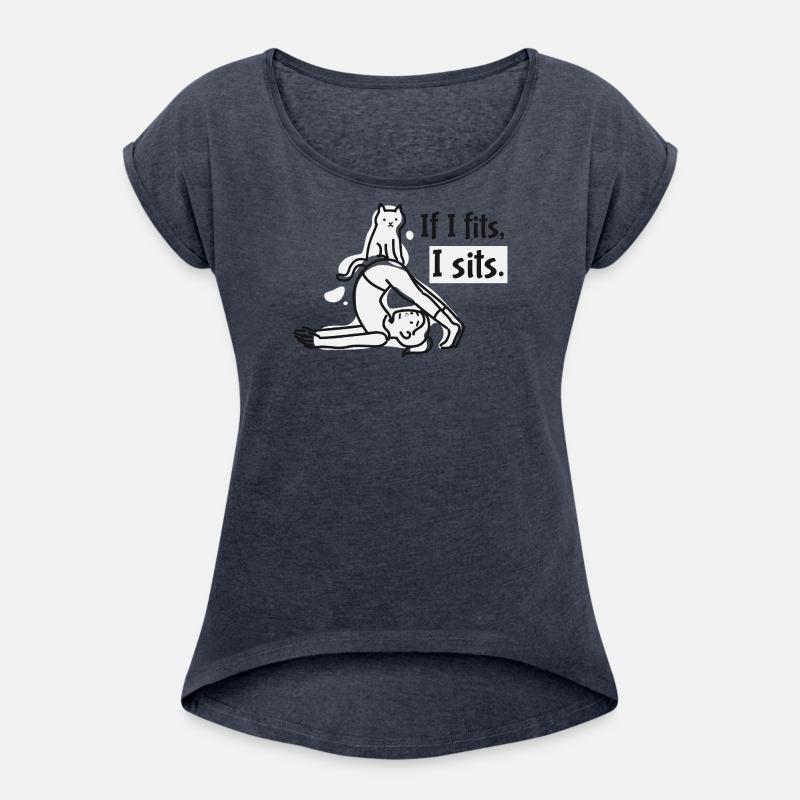 Whimsical Cat and Person Yoga Illustration
