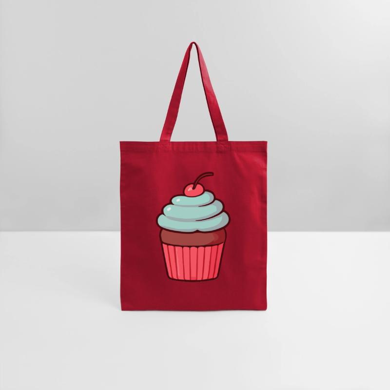 Whimsical Cherry Cupcake Design