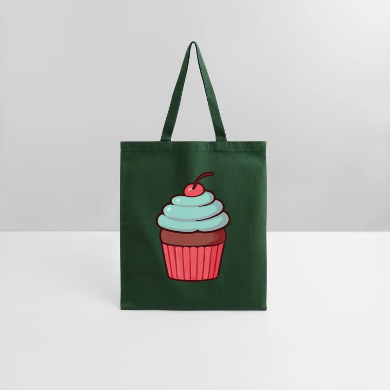 Whimsical Cherry Cupcake Design