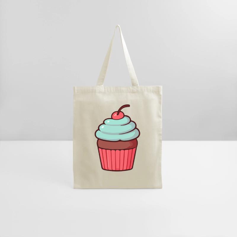 Whimsical Cherry Cupcake Design