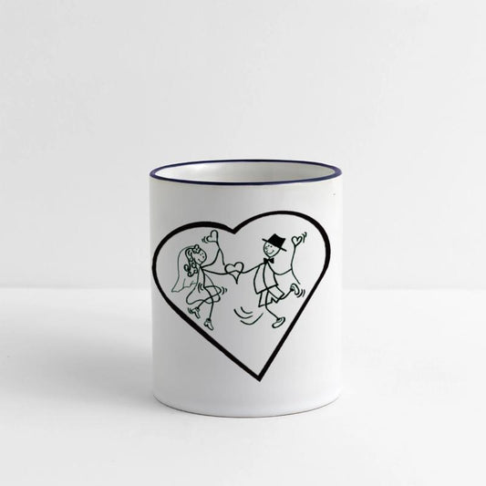 Whimsical Couple Heart Dance Design