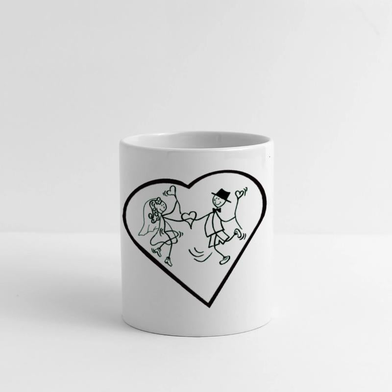 Whimsical Couple Heart Dance Design