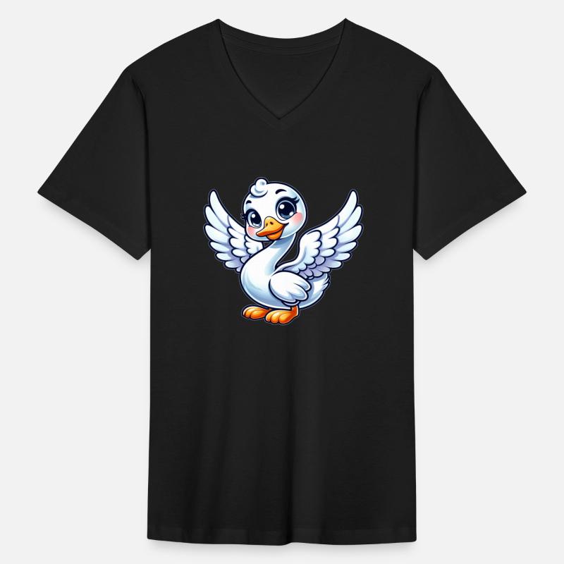 White Swan Angel with Wings