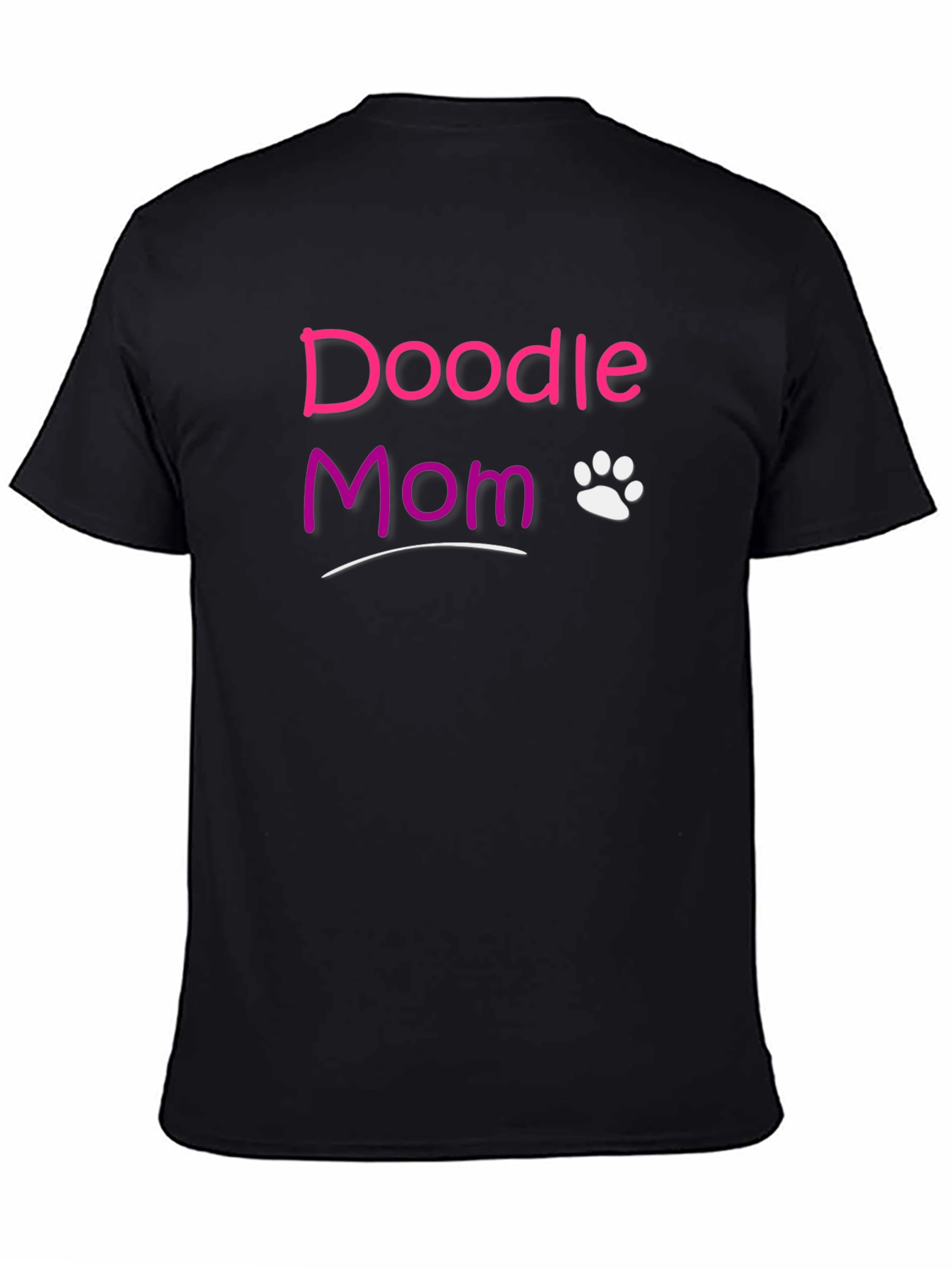 Doodle Mom Paw Print T-Shirt