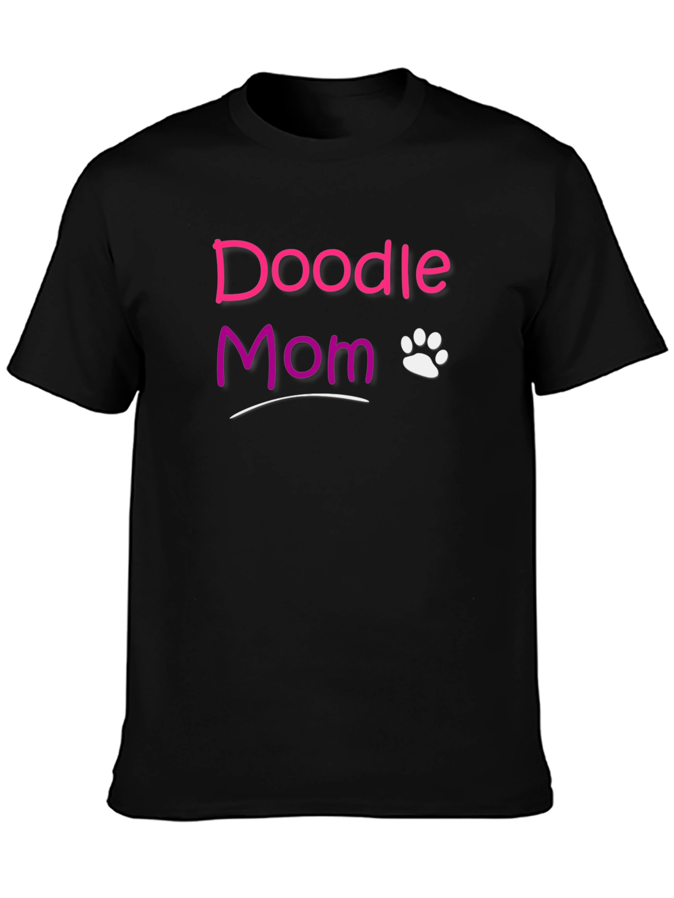 Doodle Mom Paw Print T-Shirt