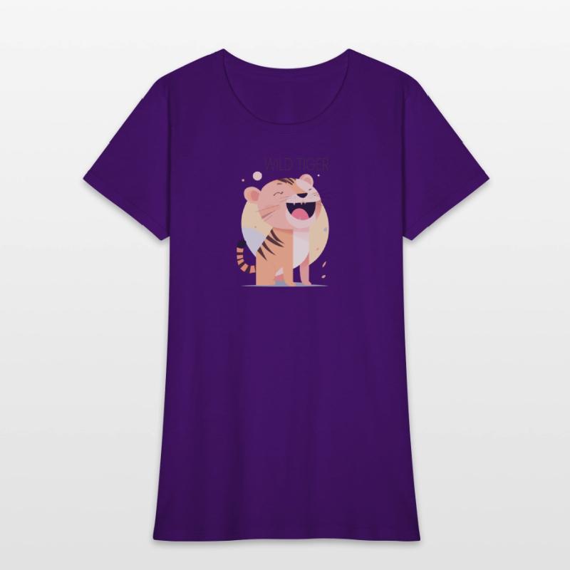 Wild Tiger roar Bauhaus Style