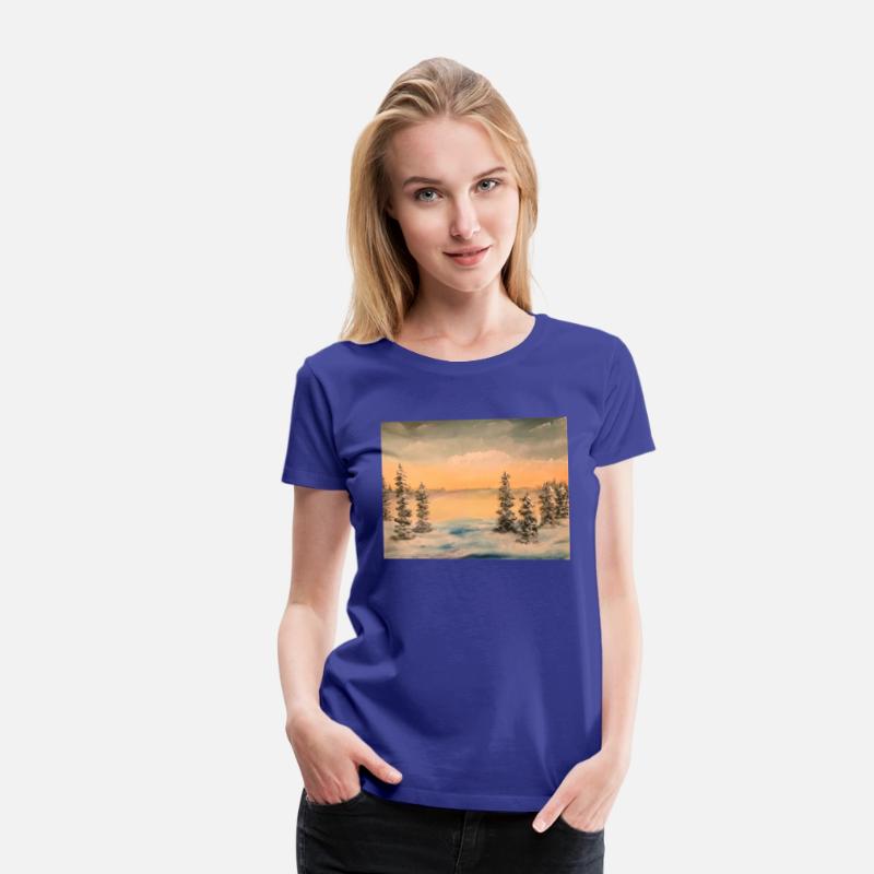 Winter Fir Tree's Landscape