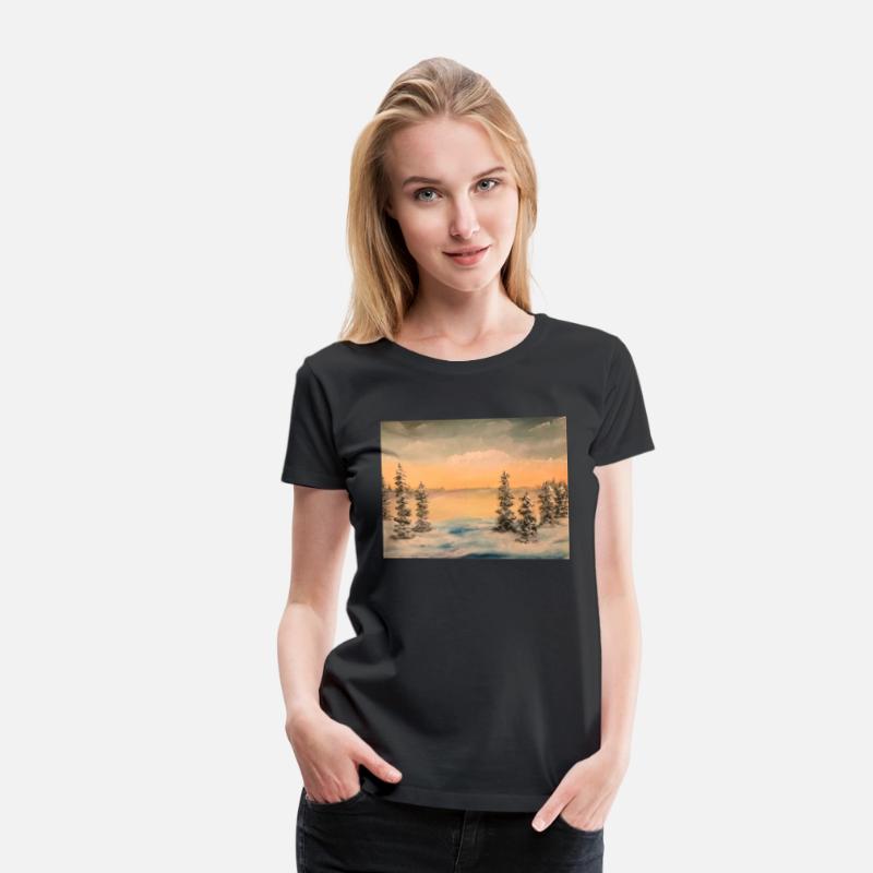 Winter Fir Tree's Landscape