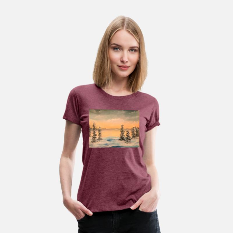 Winter Fir Tree's Landscape