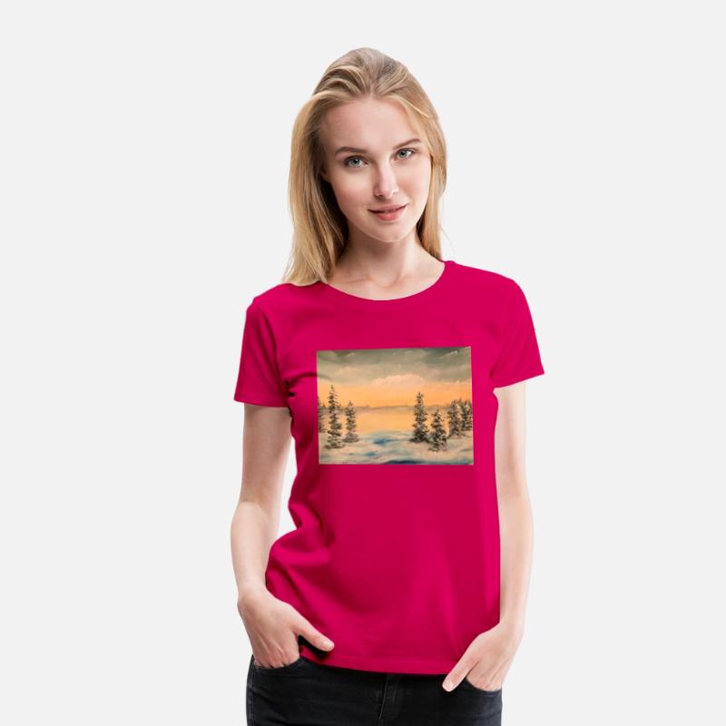 Winter Fir Tree's Landscape