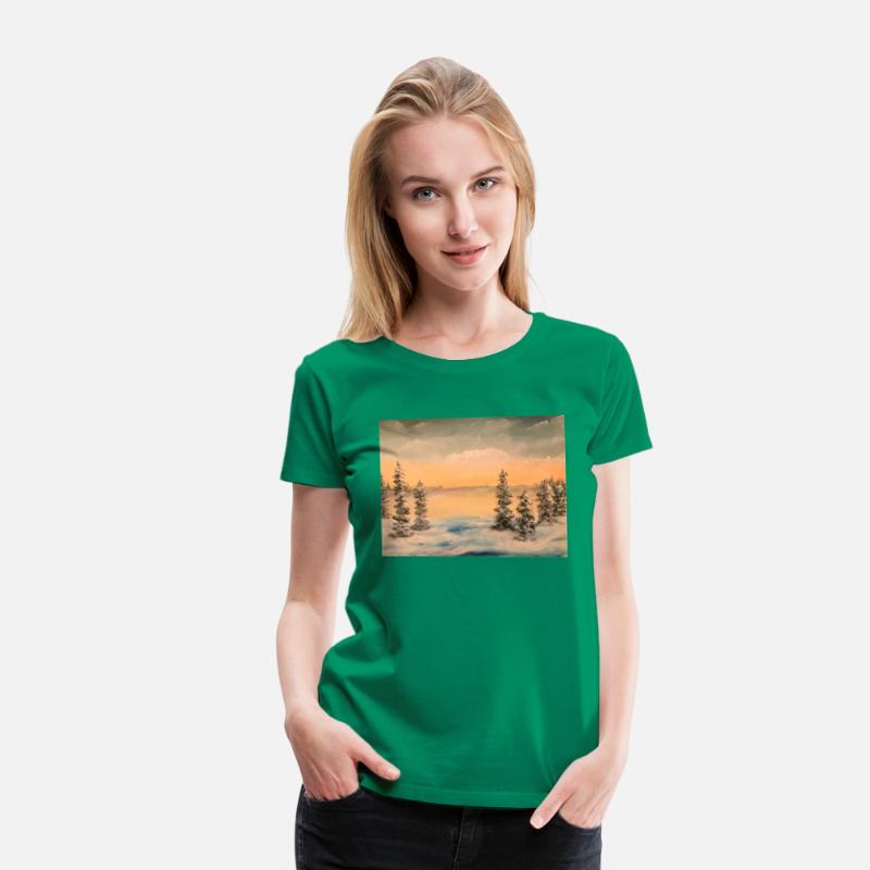 Winter Fir Tree's Landscape