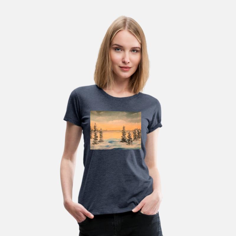 Winter Fir Tree's Landscape