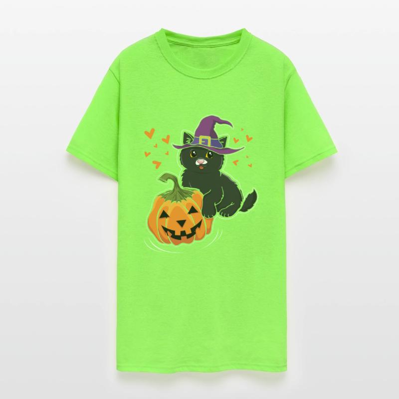Witch Cat In Pumpkin Cool Creepy Halloween