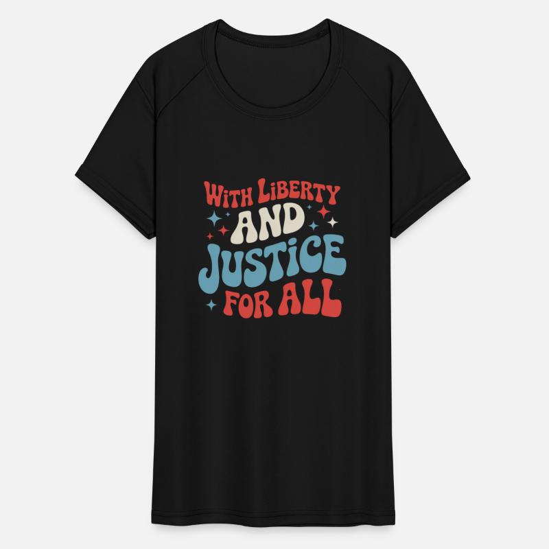 With Liberty And Justice For All Protest