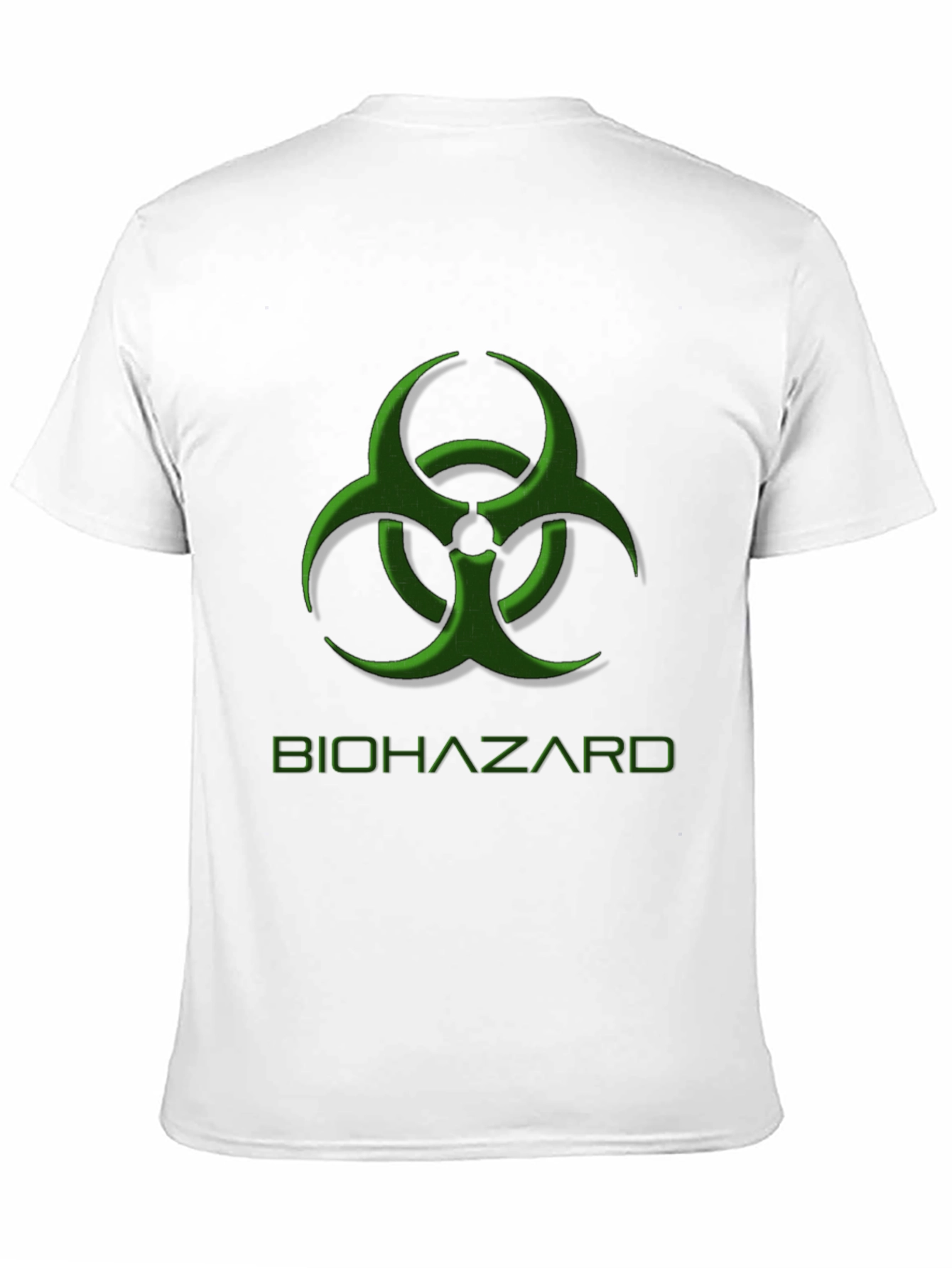 Biohazard Symbol Graphic Tee - Caution Black T-Shirt