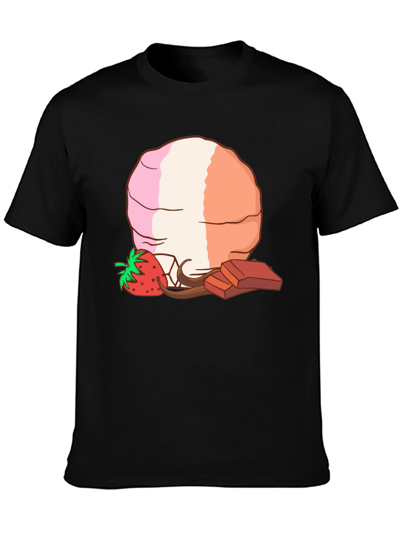 Strawberry Chocolate Dessert T-Shirt