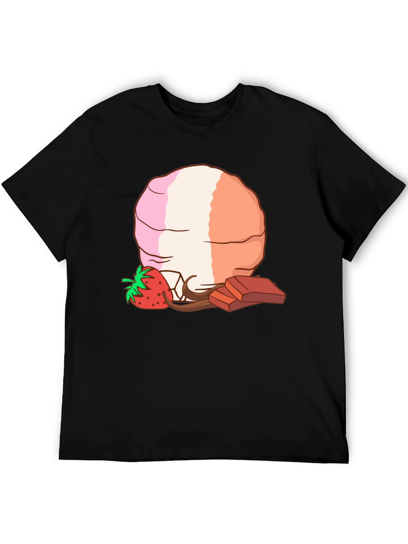 Strawberry Chocolate Dessert T-Shirt