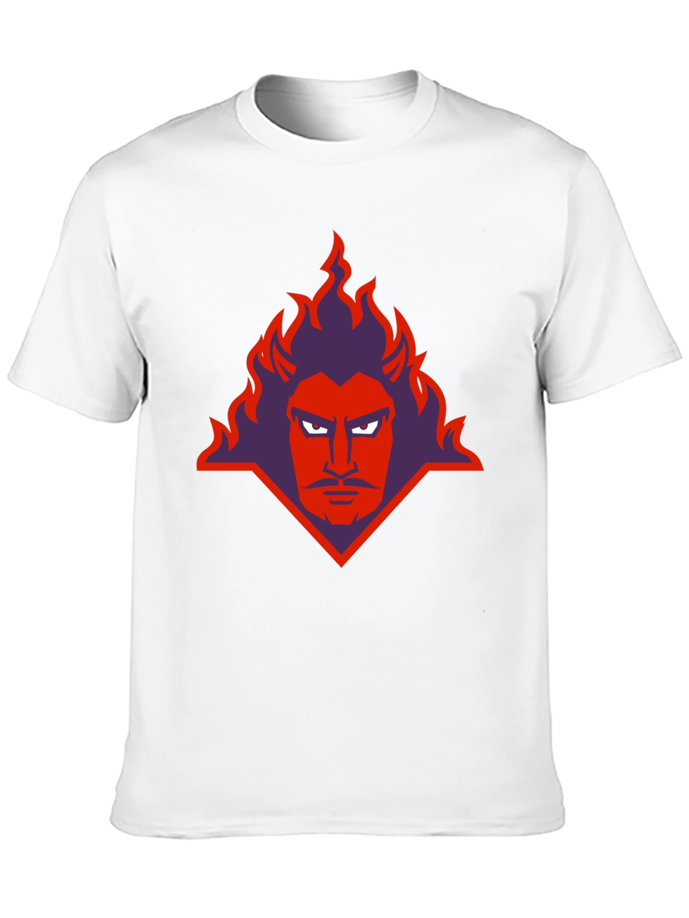 Devil Graphic Print Black T-Shirt