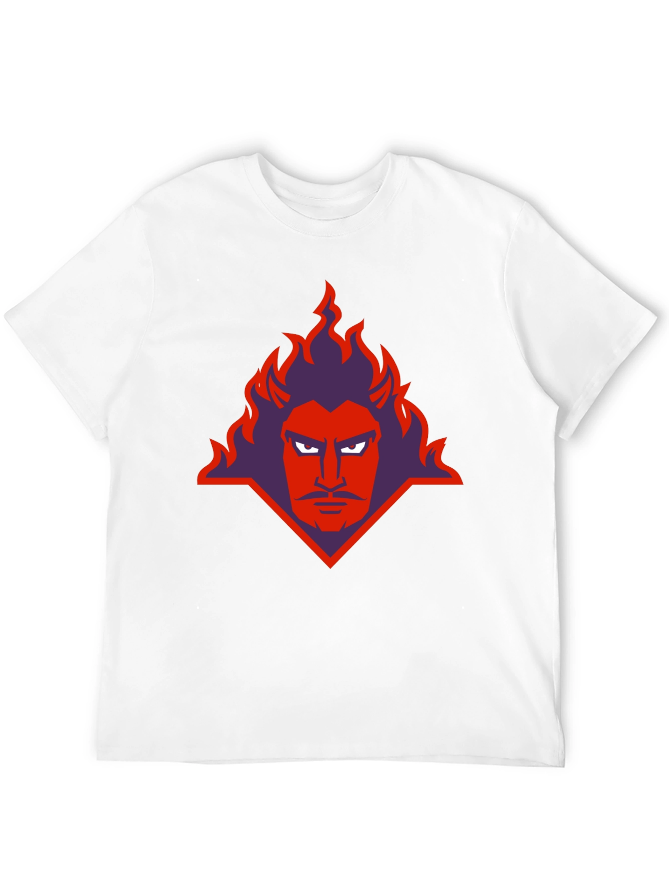 Devil Graphic Print Black T-Shirt