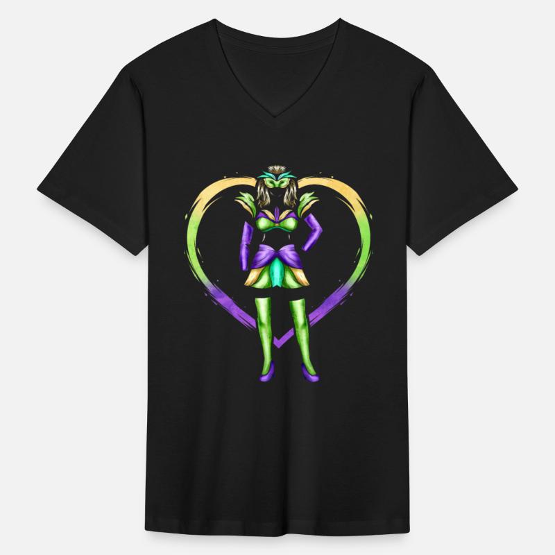 Women Costume With Mask For Mardi Gras