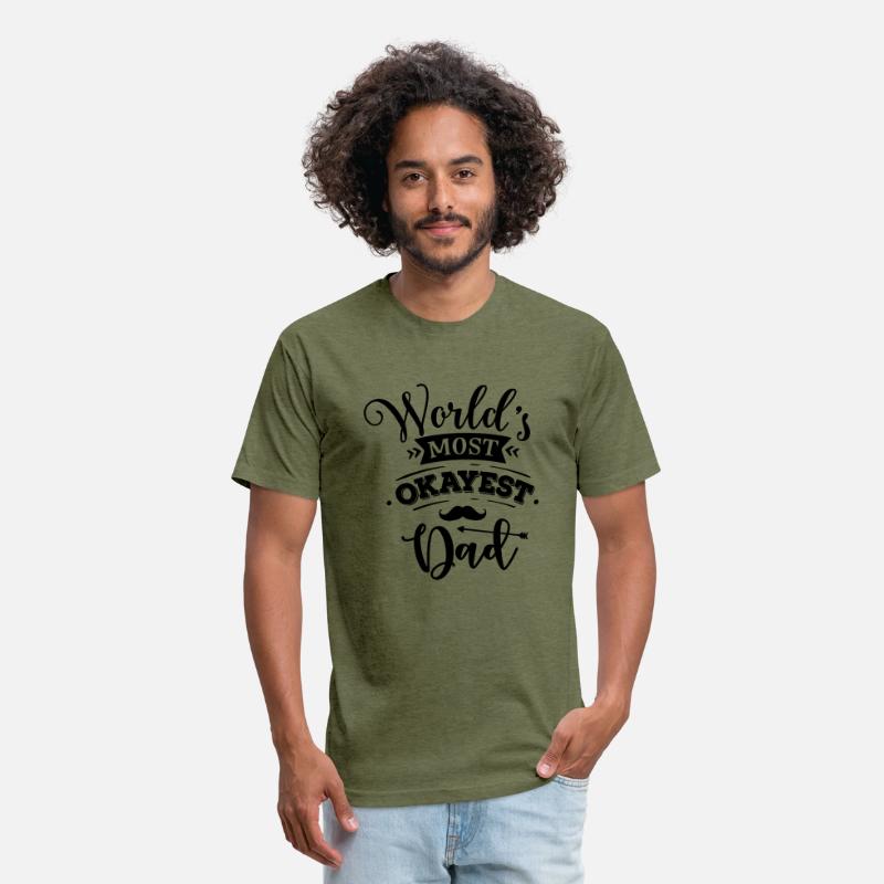 World s most okayest dad T-shirt Design