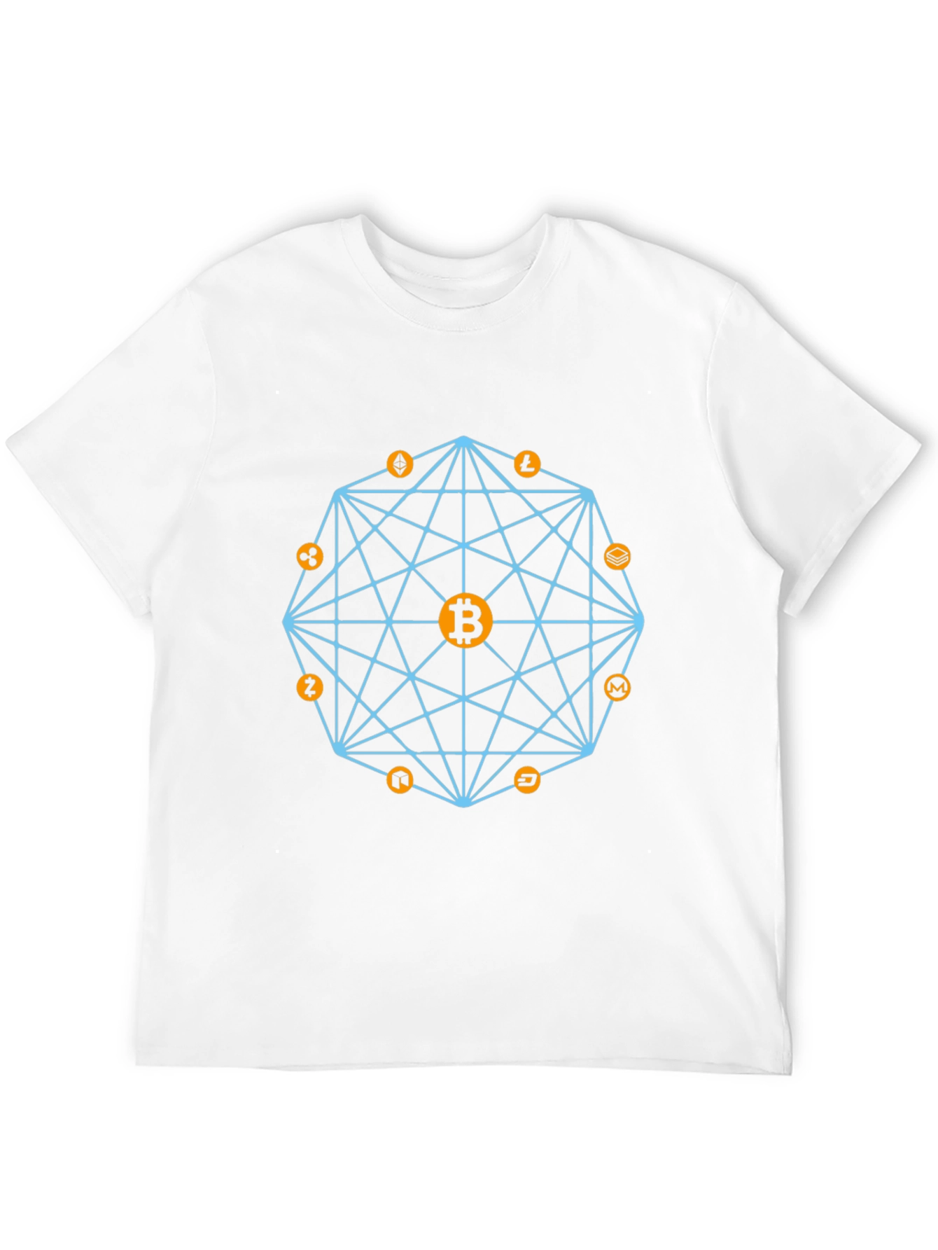 Crypto Bitcoin Graphic Tee - Black