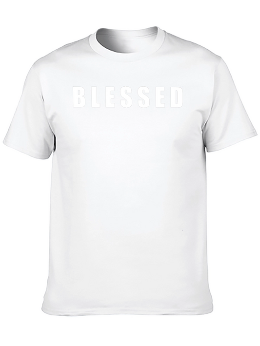 Blessed Black Graphic Tee - Religious T-Shirt