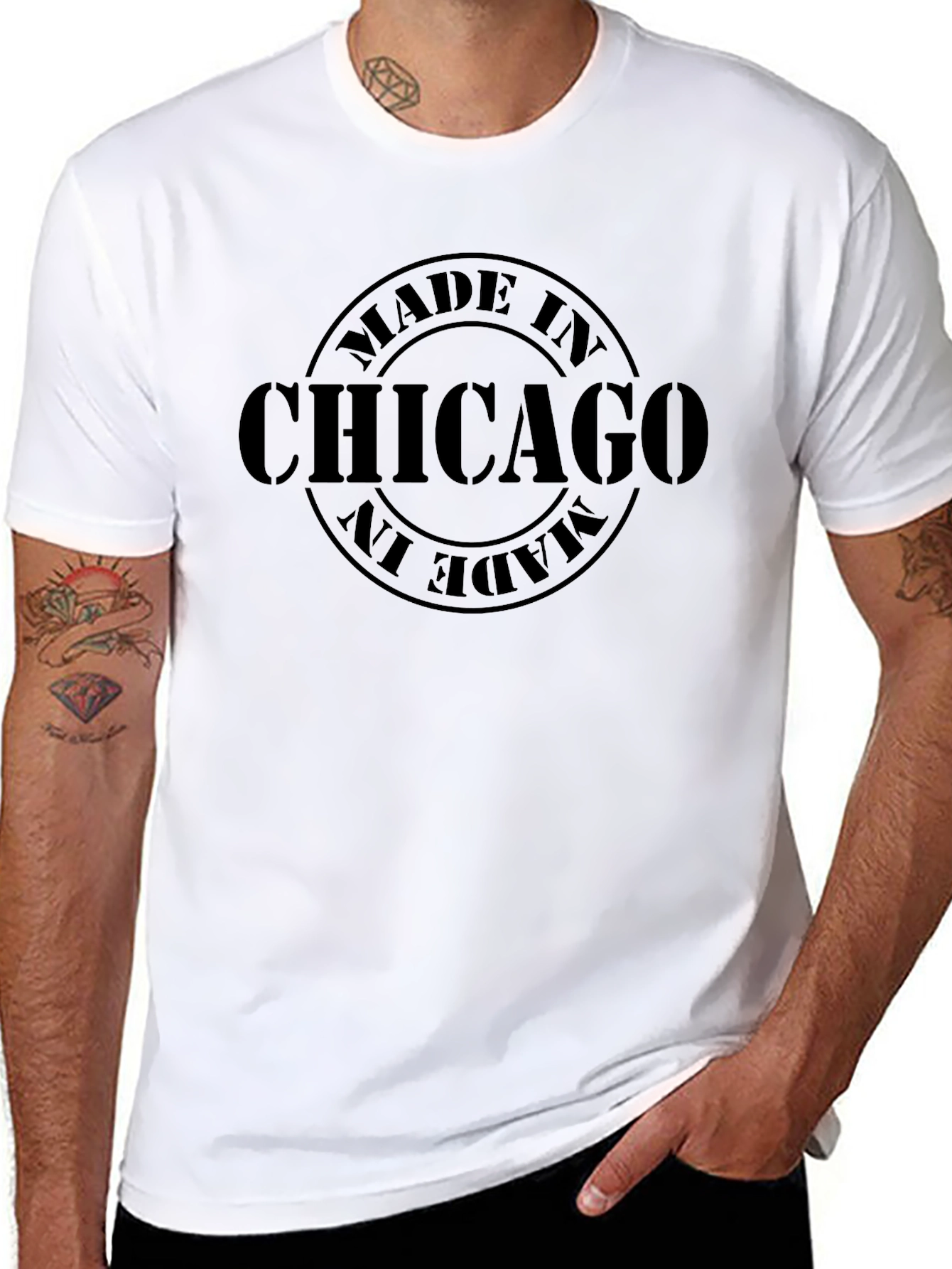 Made in Chicago T-Shirt Black