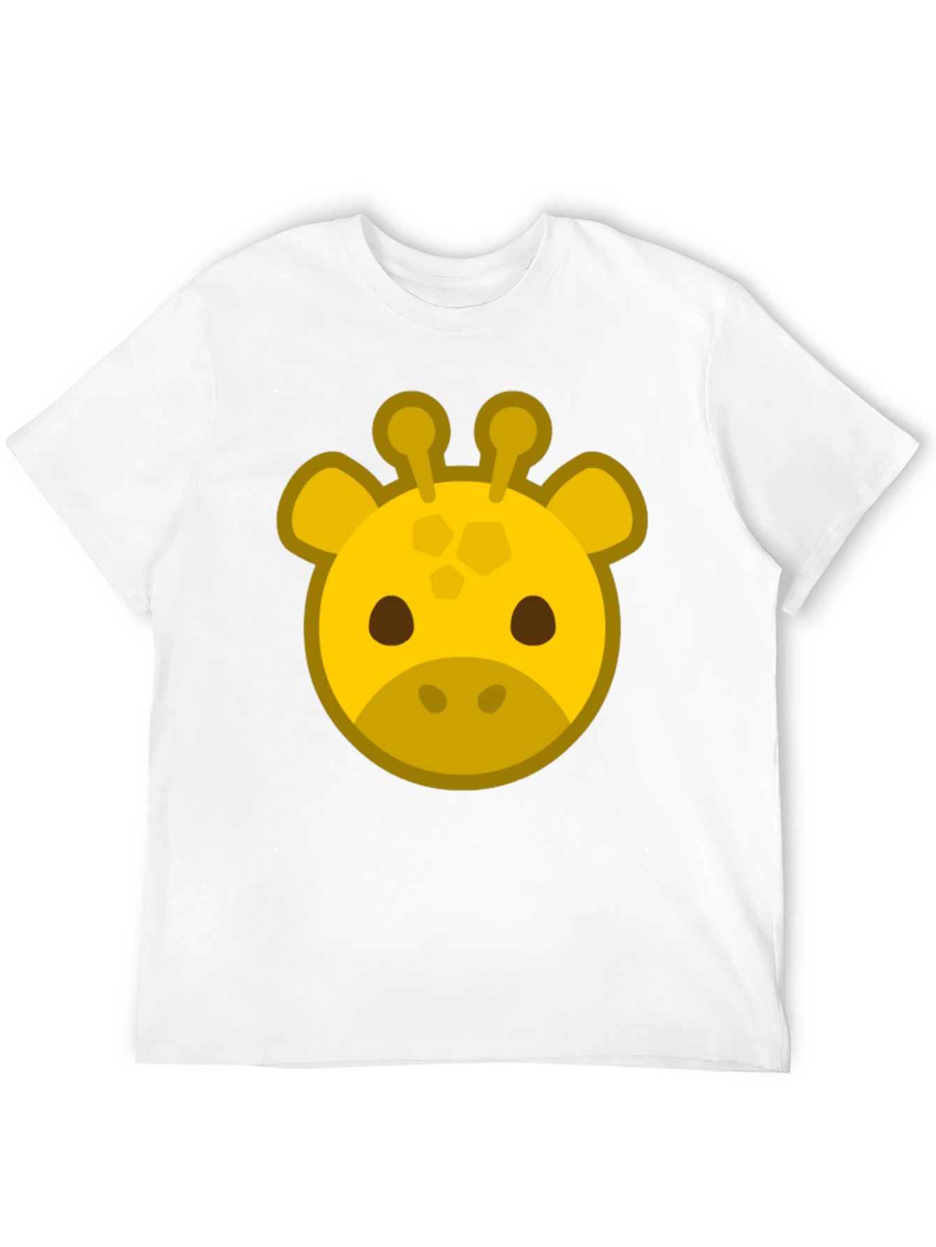 Giraffe Face Black T-Shirt