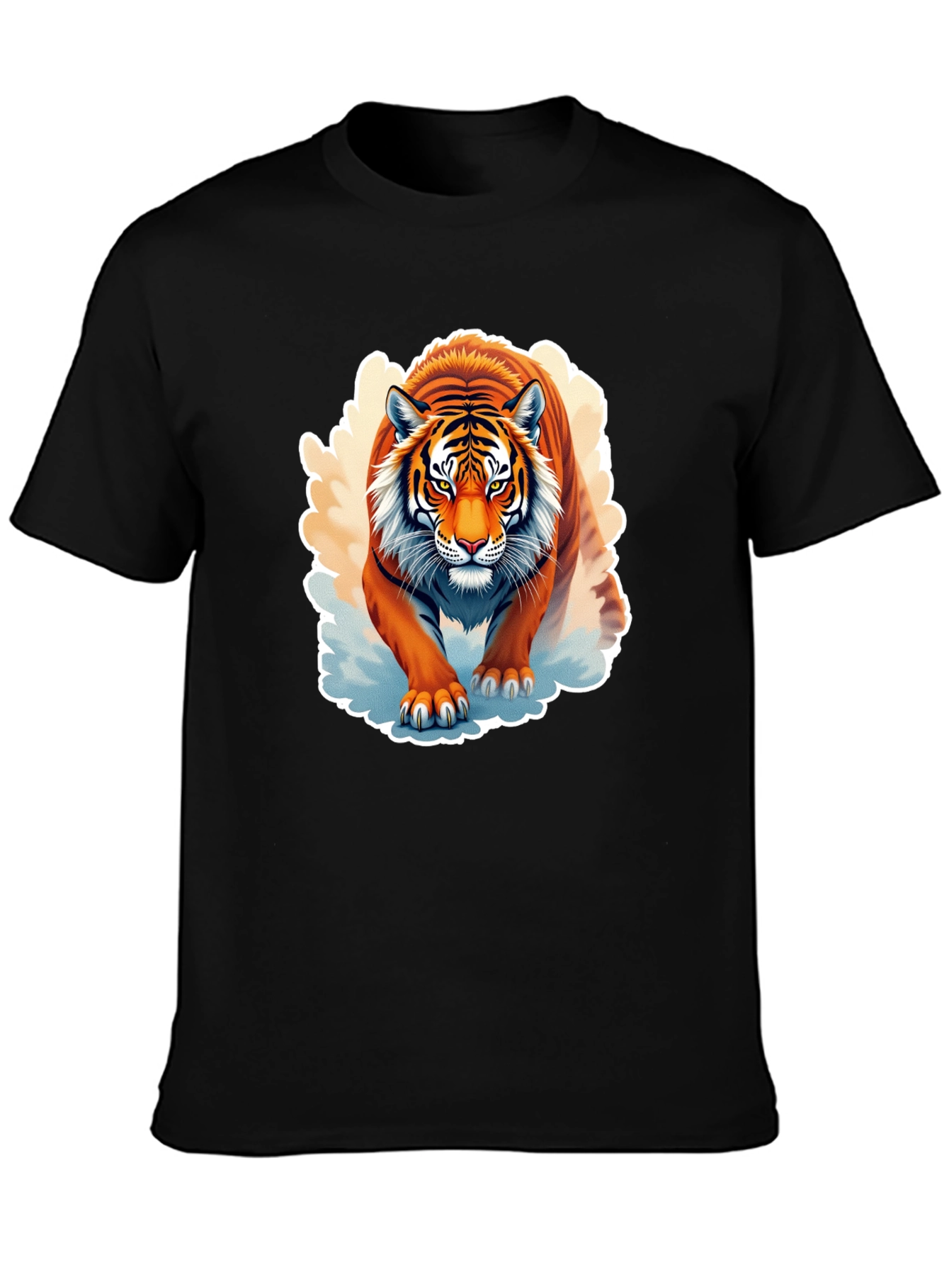Tiger Graphic T-Shirt - Fierce Animal Design