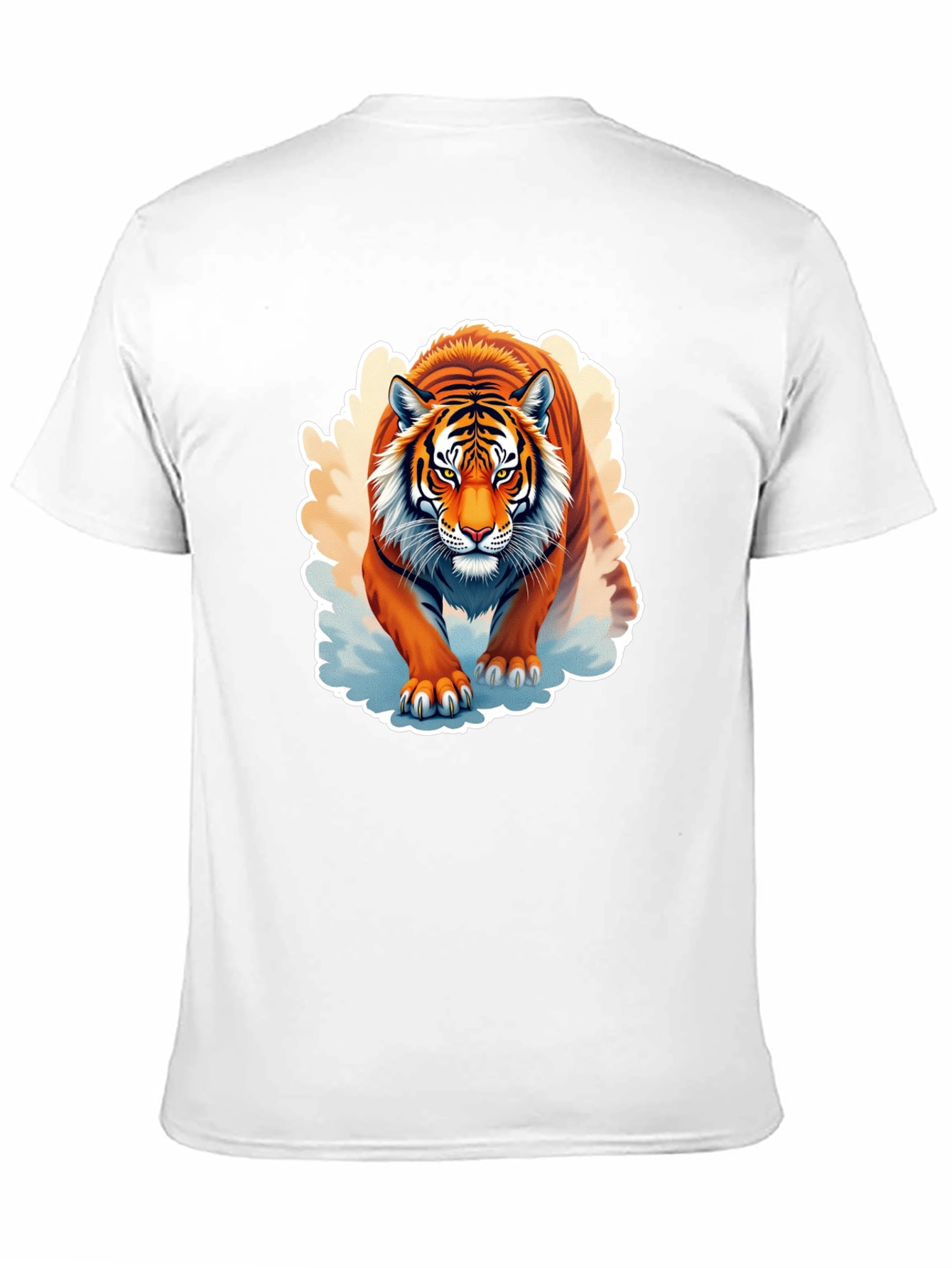 Tiger Graphic T-Shirt - Fierce Animal Design