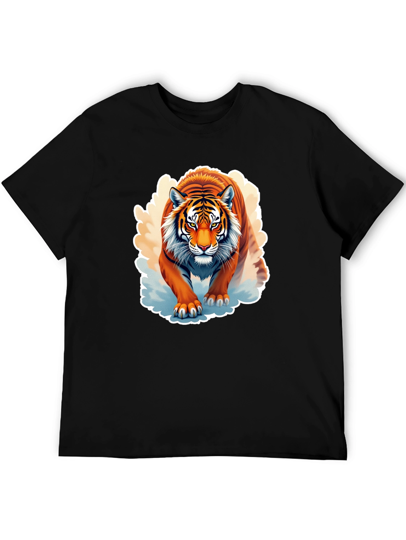 Tiger Graphic T-Shirt - Fierce Animal Design