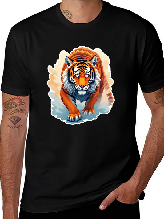 Tiger Graphic T-Shirt - Fierce Animal Design