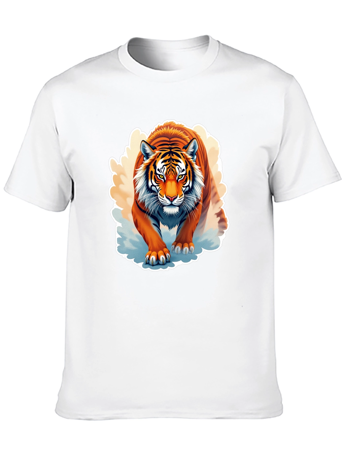 Tiger Graphic T-Shirt - Fierce Animal Design