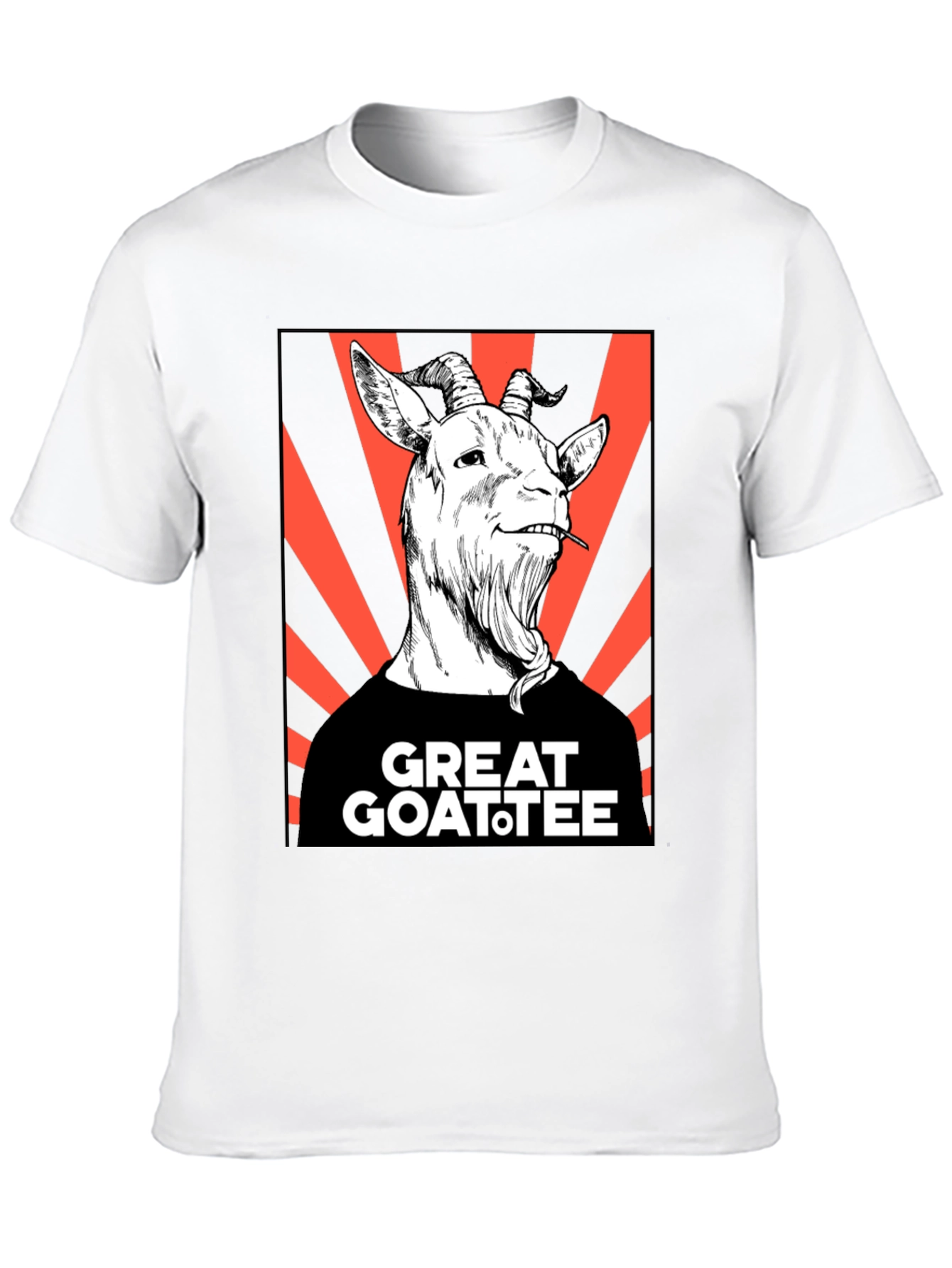 Great Goatee T-Shirt - Humorous Goat Graphic Tee