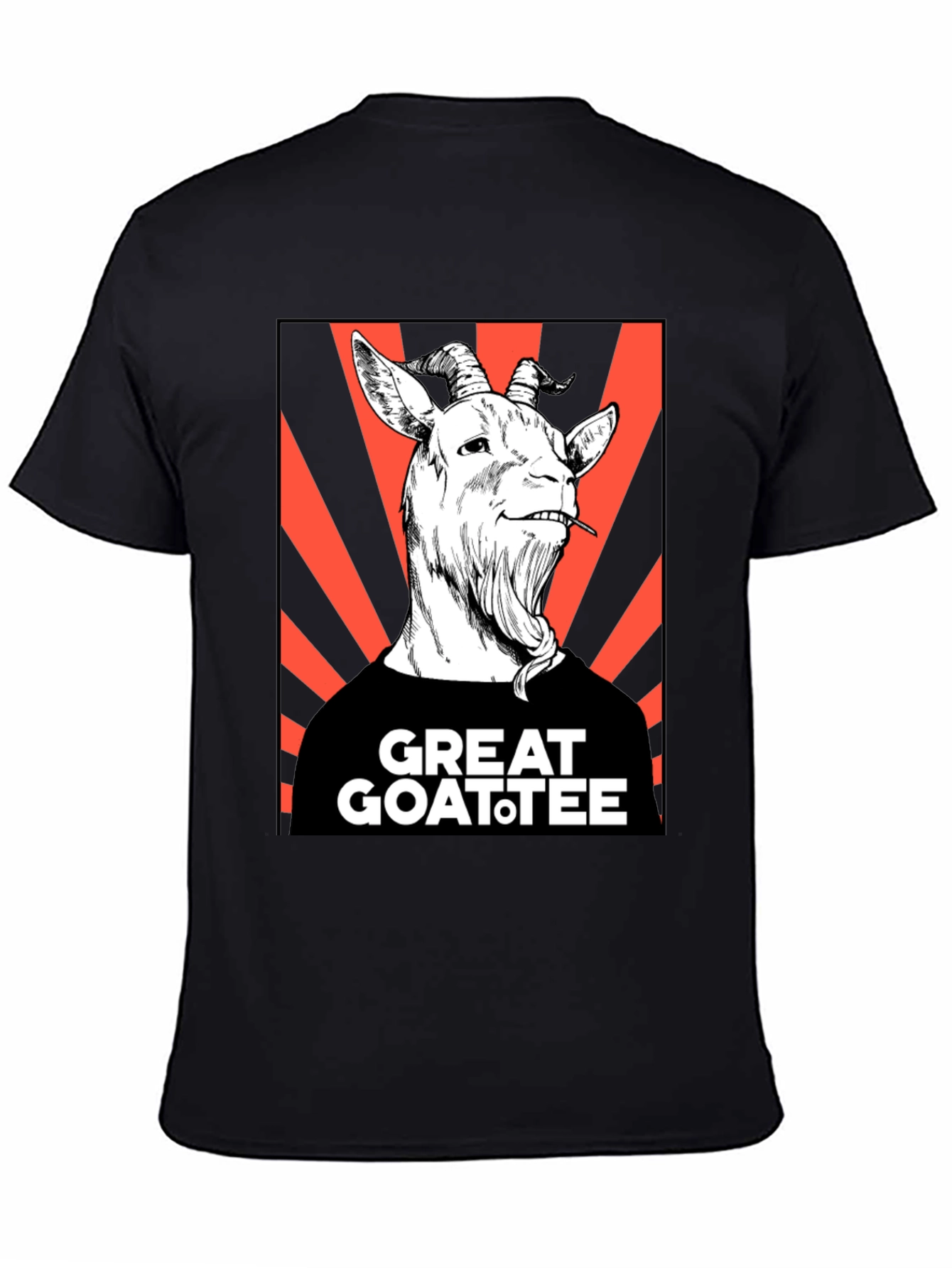 Great Goatee T-Shirt - Humorous Goat Graphic Tee