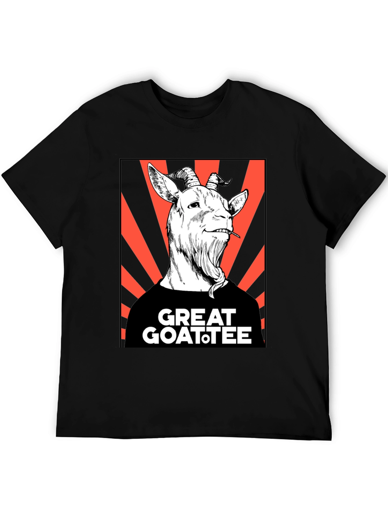 Great Goatee T-Shirt - Humorous Goat Graphic Tee