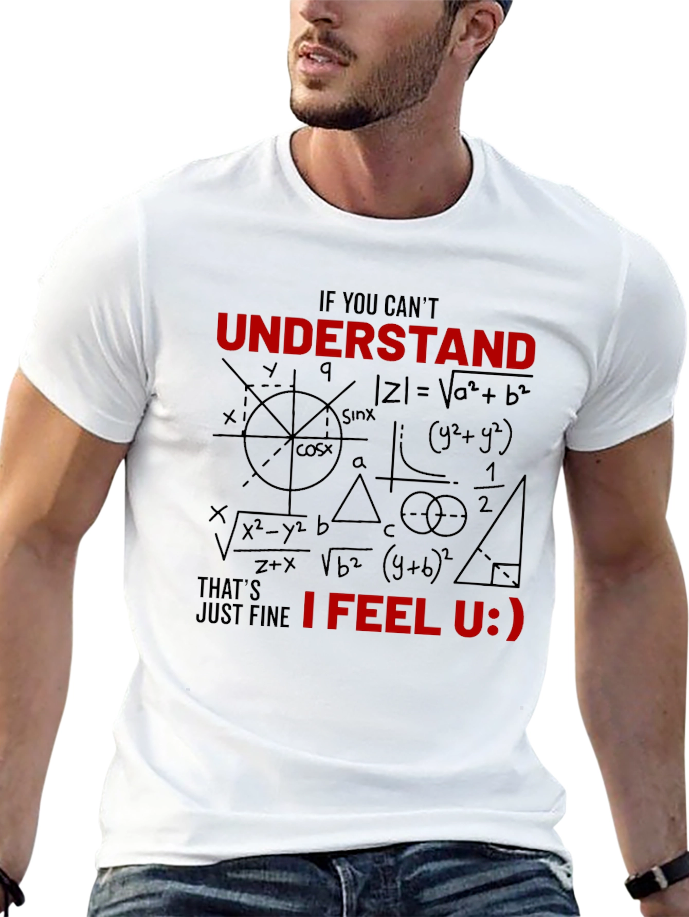 Math Humor Graphic T-Shirt - Nerd Geek Equations