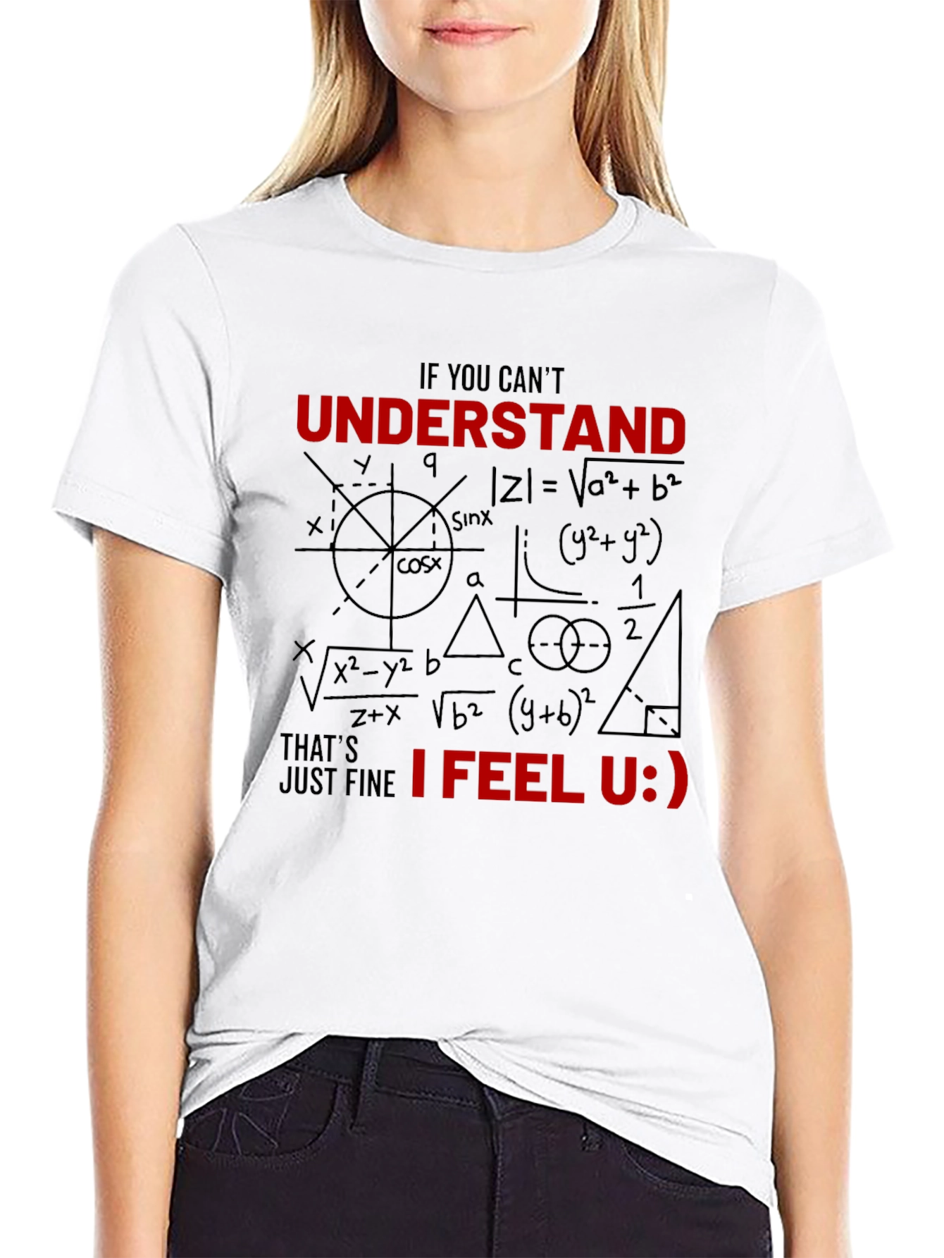 Math Humor Graphic T-Shirt - Nerd Geek Equations