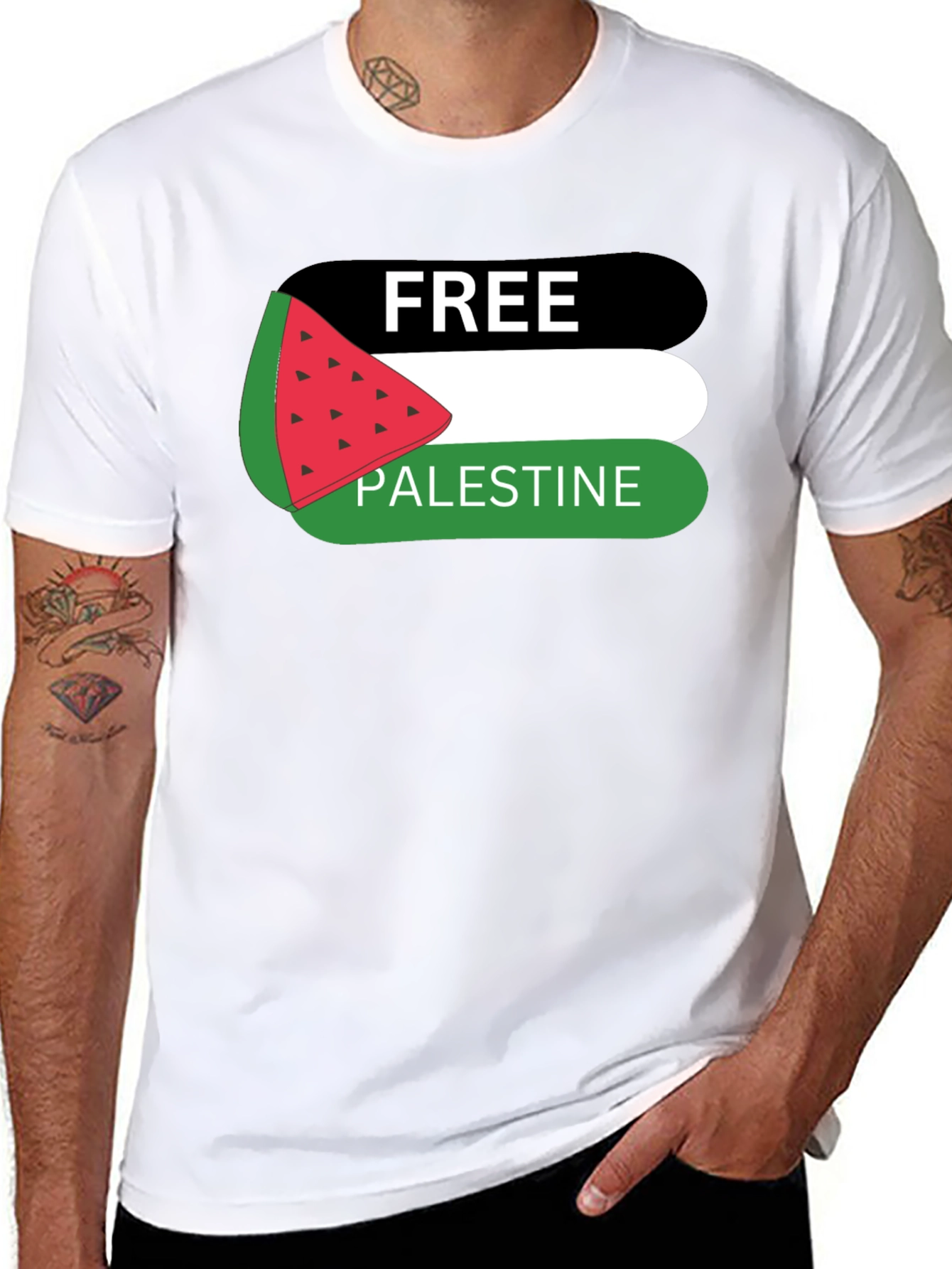 Free Palestine Watermelon T-Shirt